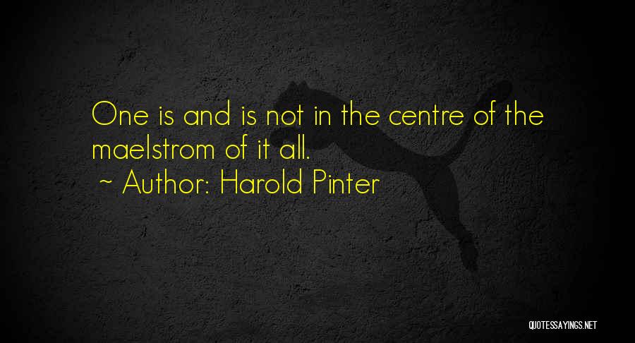 Pinter Harold Quotes By Harold Pinter