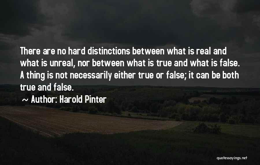 Pinter Harold Quotes By Harold Pinter