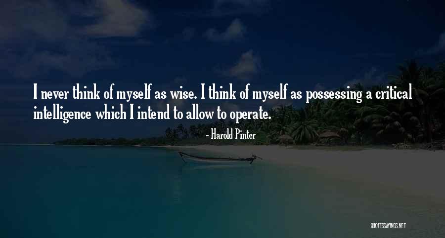Pinter Quotes By Harold Pinter Pinter Quotes By Harold Pinter