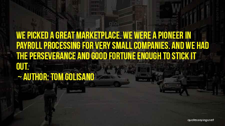 Pioneer Quotes By Tom Golisano