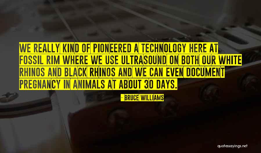Pioneered Quotes By Bruce Williams Pioneered Quotes By Bruce Williams