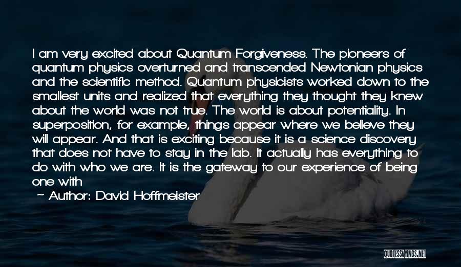 Pioneers Quotes By David Hoffmeister