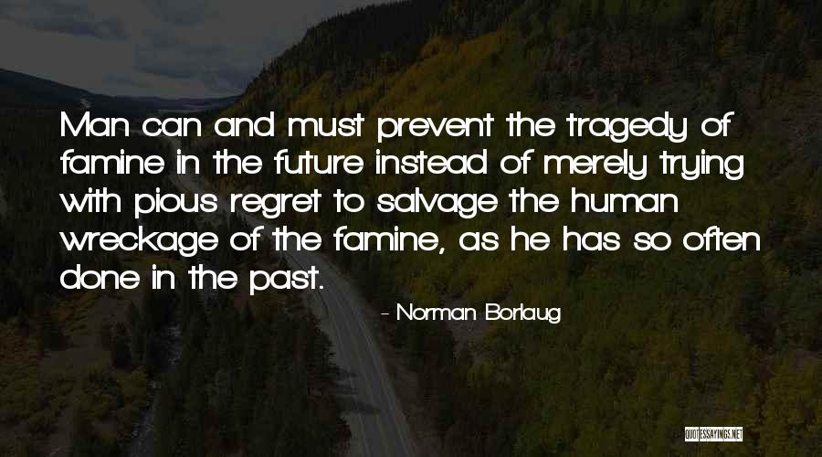 Pious Man Quotes By Norman Borlaug