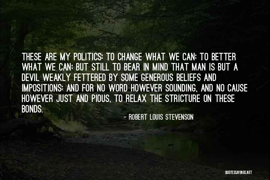 Pious Man Quotes By Robert Louis Stevenson