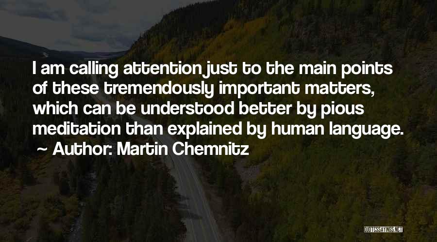 Pious Quotes By Martin Chemnitz