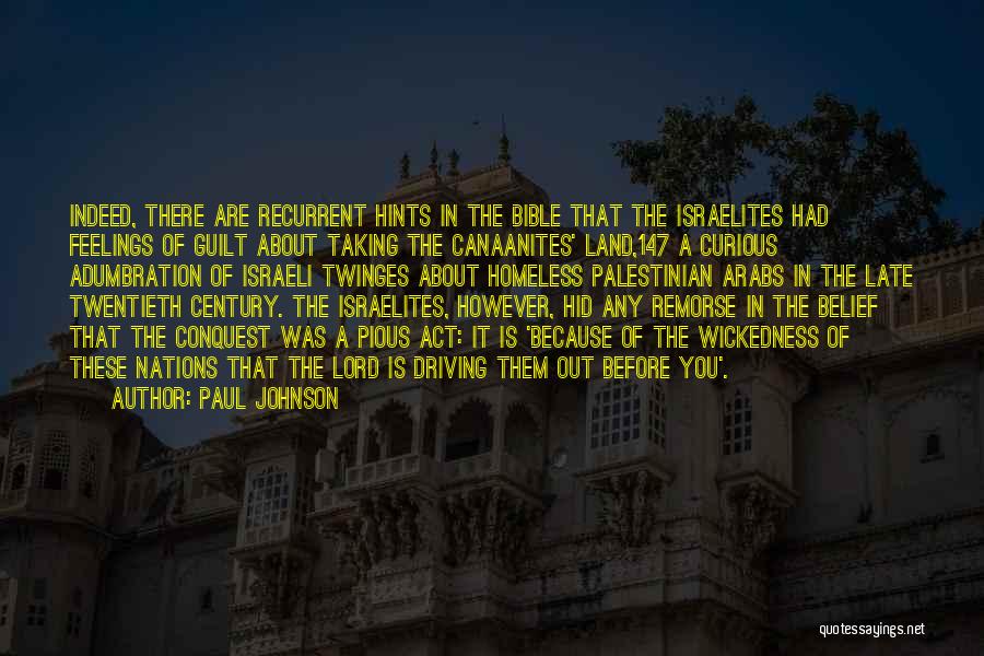 Pious Quotes By Paul Johnson