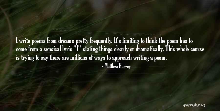 Piperni Franca Quotes By Matthea Harvey Piperni Franca Quotes By Matthea Harvey