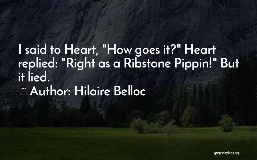 Pippin Quotes By Hilaire Belloc