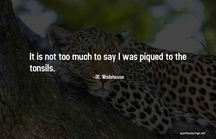 Piqued Quotes By P.G. Wodehouse Piqued Quotes By P.G. Wodehouse