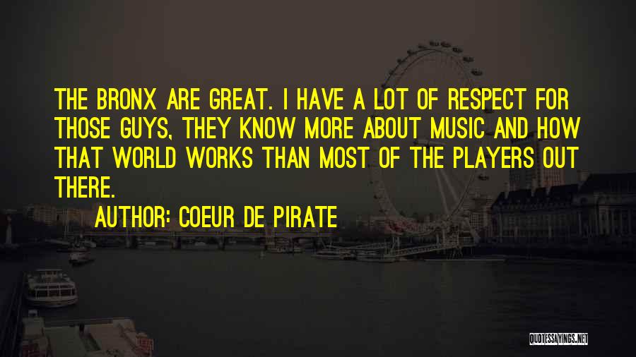 Pirate Quotes By Coeur De Pirate