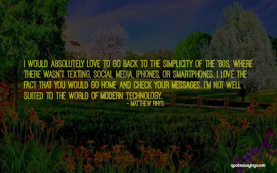 Pirie Grossman Quotes By Matthew Rhys Pirie Grossman Quotes By Matthew Rhys