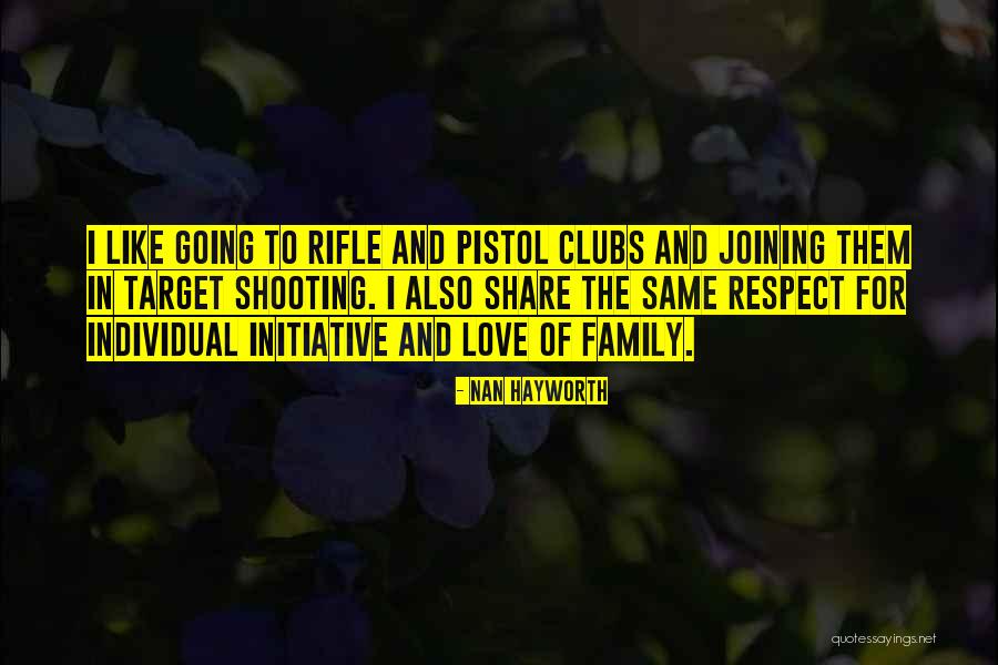 Pistol Shooting Quotes By Nan Hayworth