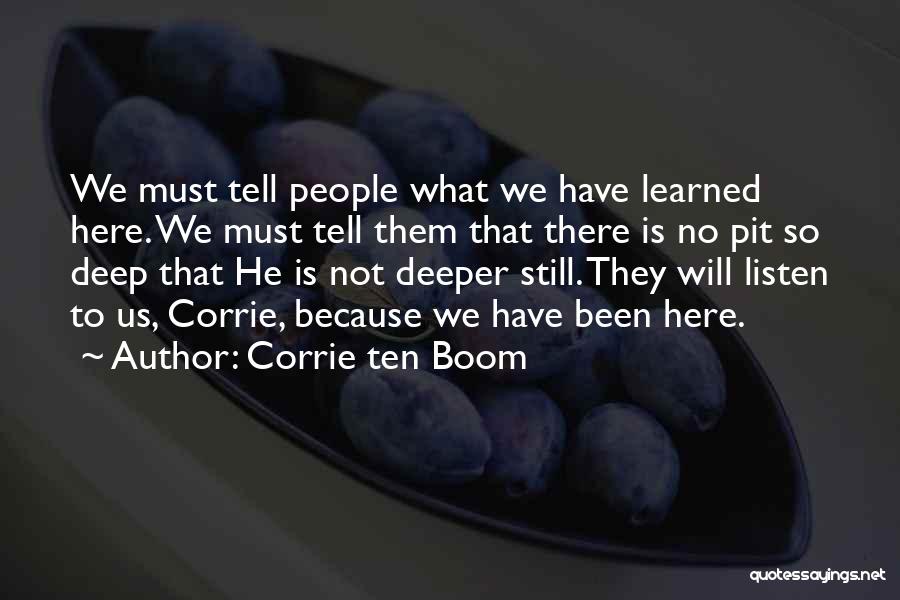 Pit Quotes By Corrie Ten Boom