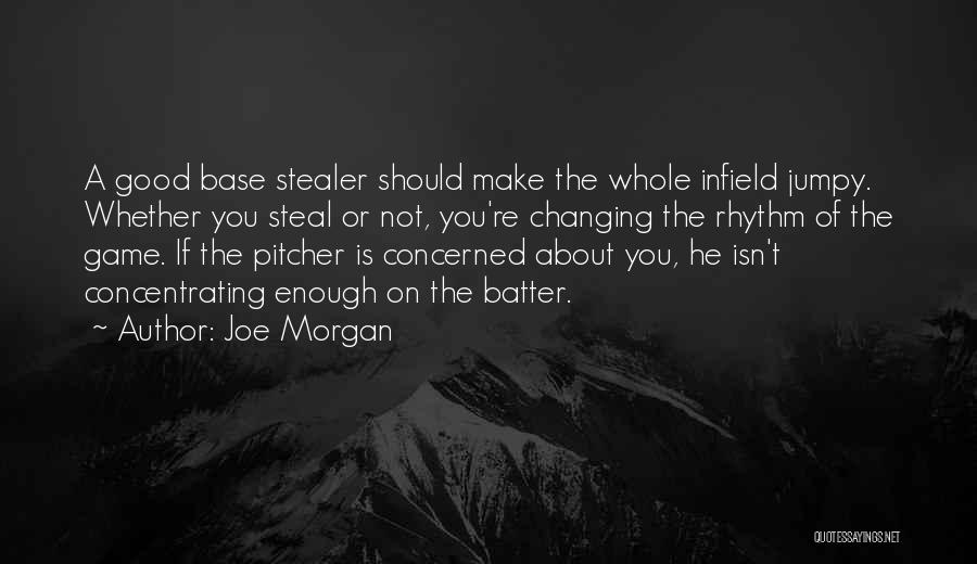 Pitcher And Batter Quotes By Joe Morgan