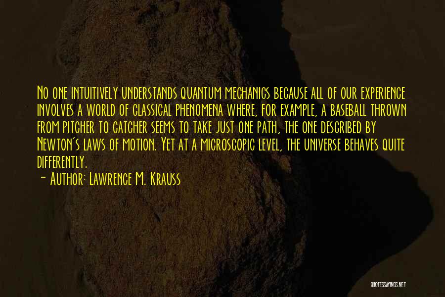 Pitcher And Catcher Quotes By Lawrence M. Krauss