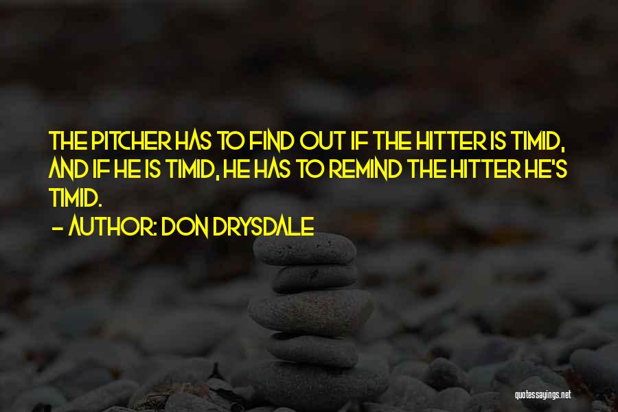 Pitcher Quotes By Don Drysdale