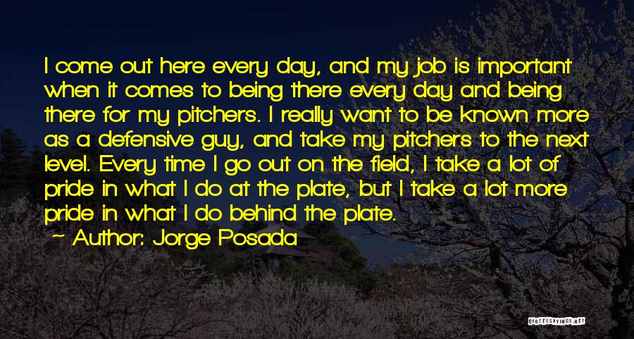 Pitchers Quotes By Jorge Posada