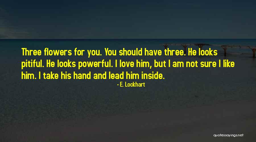 Pitiful Love Quotes By E. Lockhart Pitiful Love Quotes By E. Lockhart