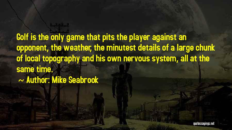 Pits Quotes By Mike Seabrook