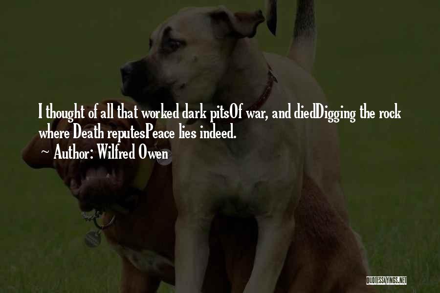 Pits Quotes By Wilfred Owen