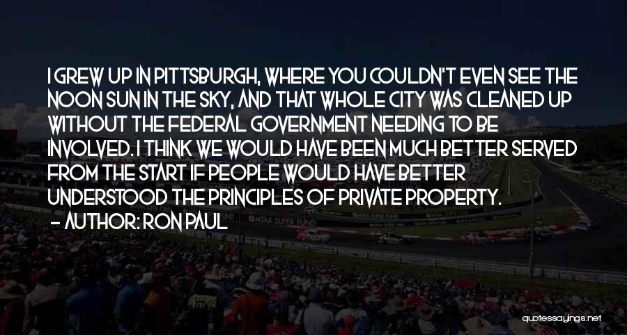 Pittsburgh Quotes By Ron Paul