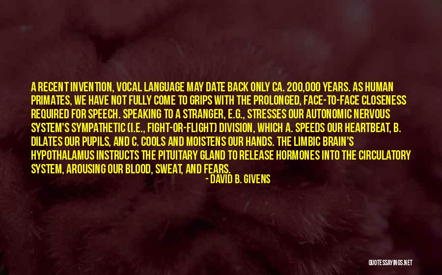 Pituitary Gland Quotes By David B. Givens Pituitary Gland Quotes By David B. Givens