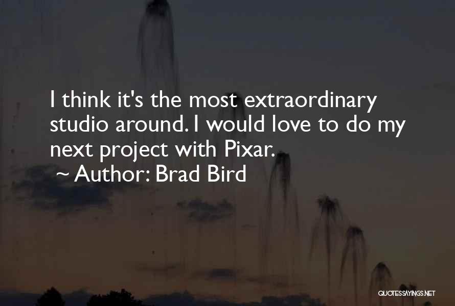 Pixar Quotes By Brad Bird