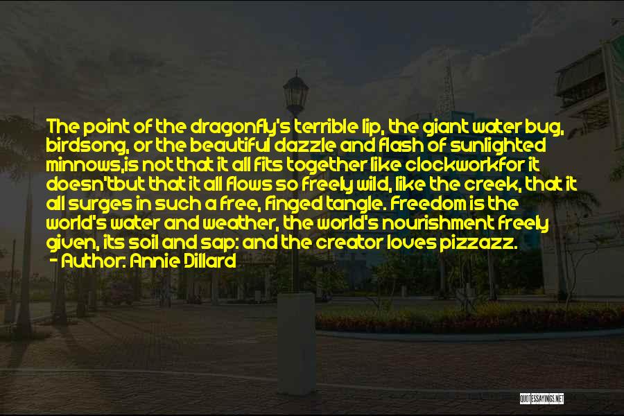 Pizzazz Quotes By Annie Dillard
