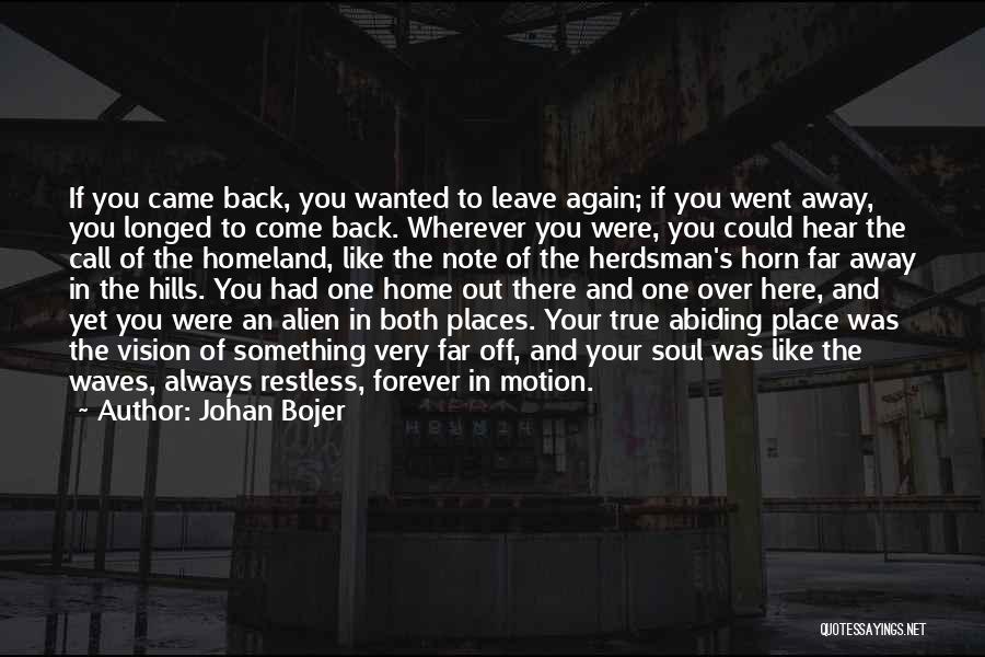 Place Like Home Quotes By Johan Bojer