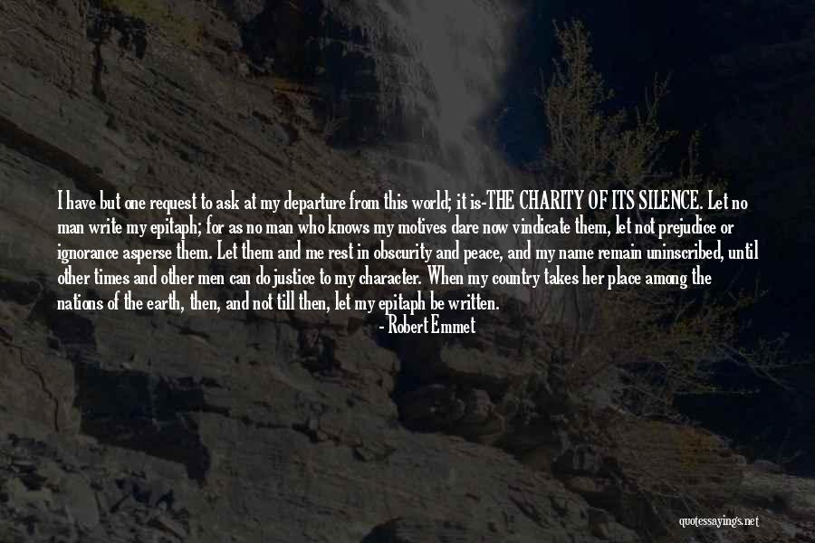 Place Name Quotes By Robert Emmet Place Name Quotes By Robert Emmet