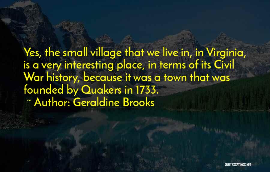 Place Of Yes Quotes By Geraldine Brooks