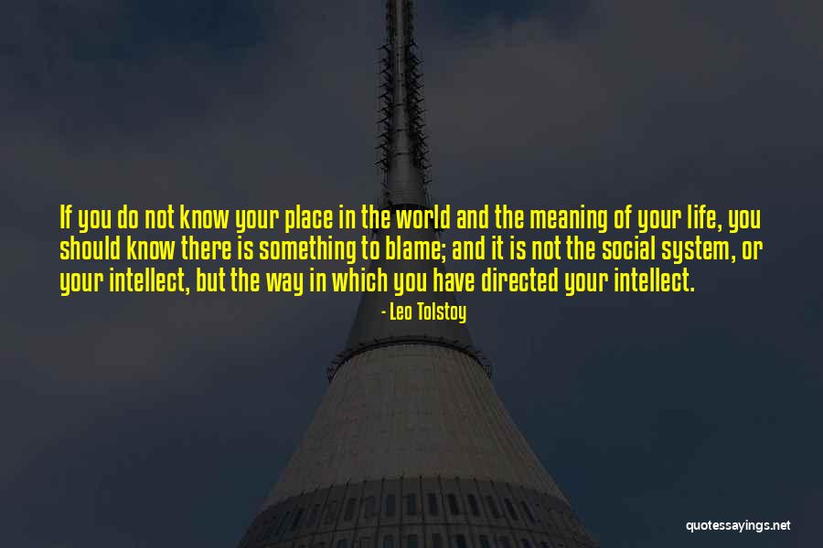 Place The Blame Quotes By Leo Tolstoy Place The Blame Quotes By Leo Tolstoy