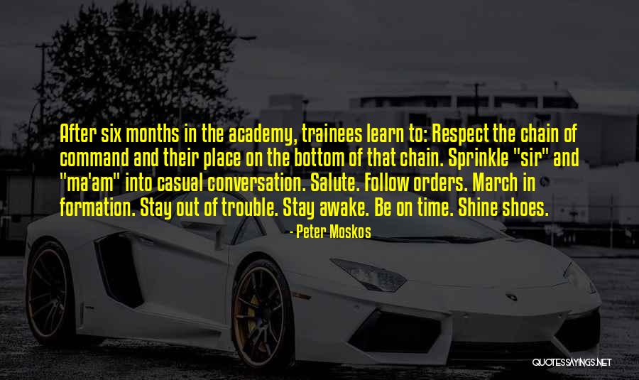 Place Your Orders Quotes By Peter Moskos