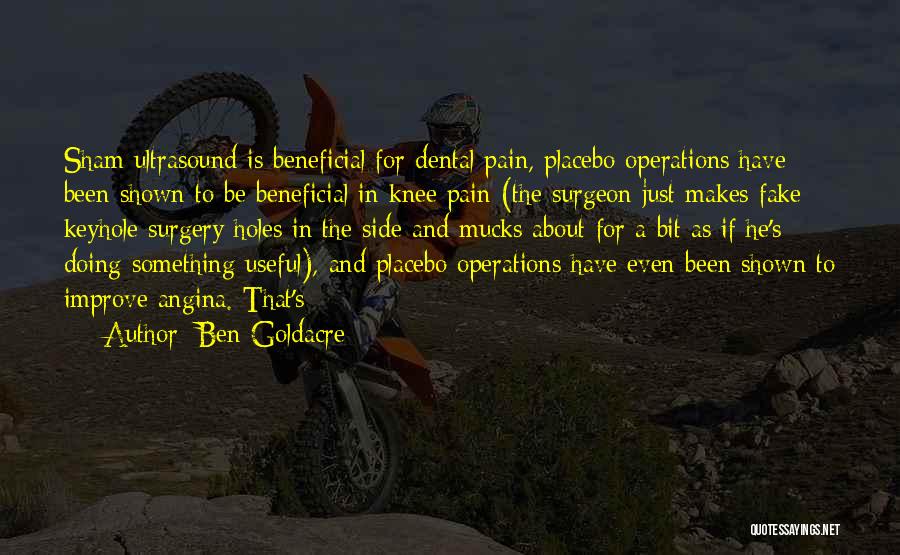 Placebo Without You I'm Nothing Quotes By Ben Goldacre