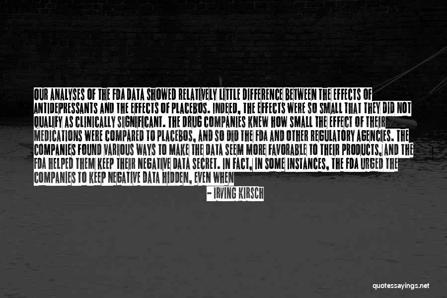 Placebos Small Quotes By Irving Kirsch Placebos Small Quotes By Irving Kirsch