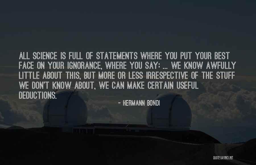 Placeres Perfectos Quotes By Hermann Bondi Placeres Perfectos Quotes By Hermann Bondi