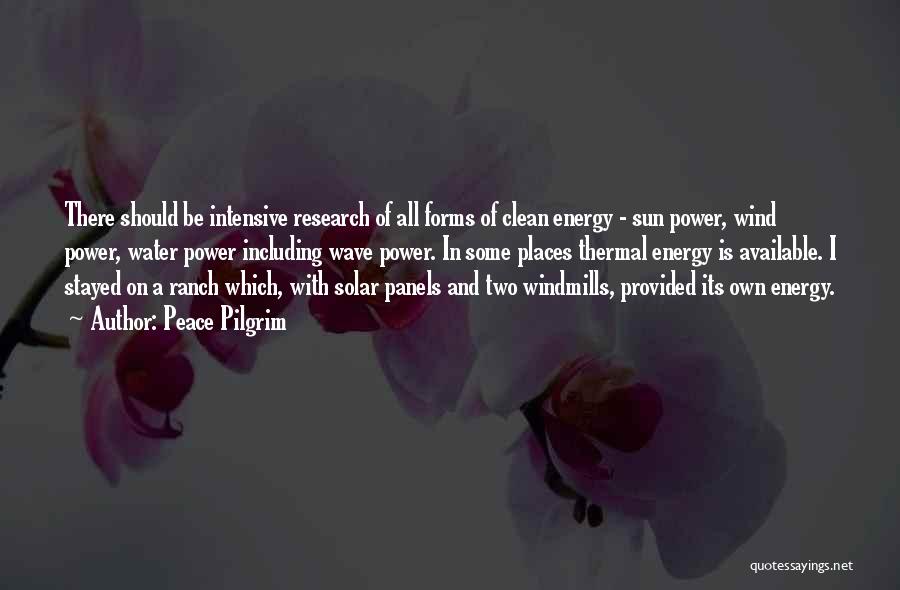 Places And Forms Of Power Quotes By Peace Pilgrim