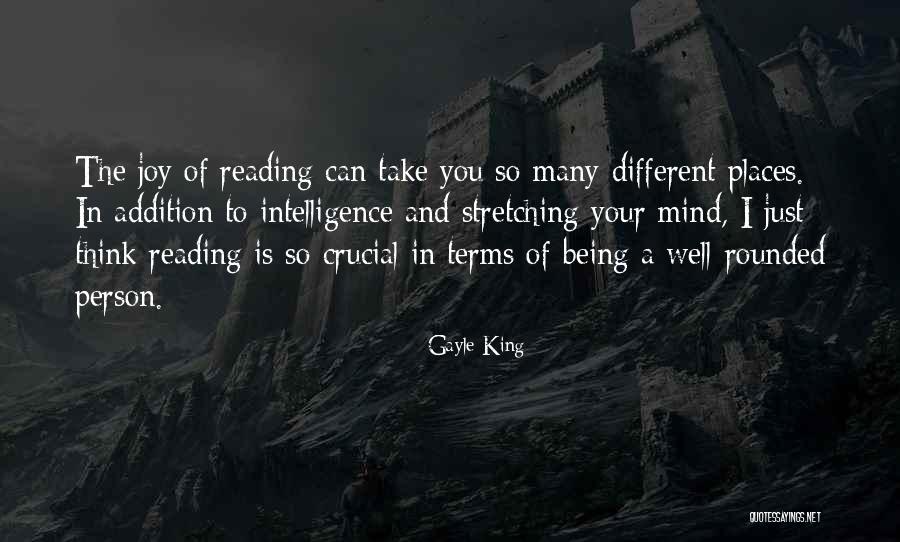 Places And Reading Quotes By Gayle King Places And Reading Quotes By Gayle King
