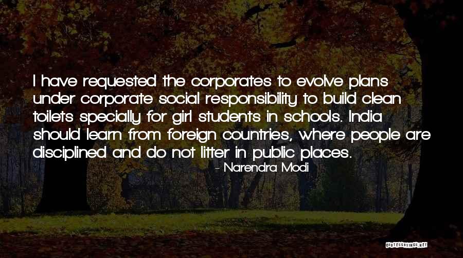 Places For Students Quotes By Narendra Modi Places For Students Quotes By Narendra Modi