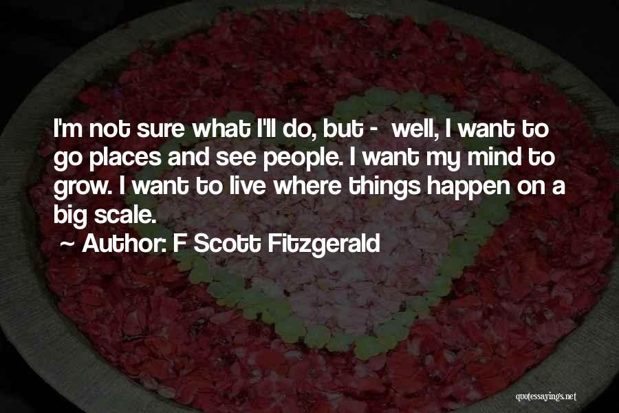 Places I Want To Go Quotes By F Scott Fitzgerald