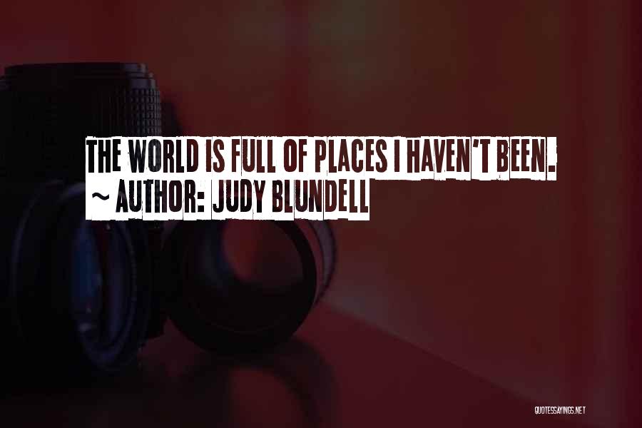 Places The Us Can Travel Quotes By Judy Blundell