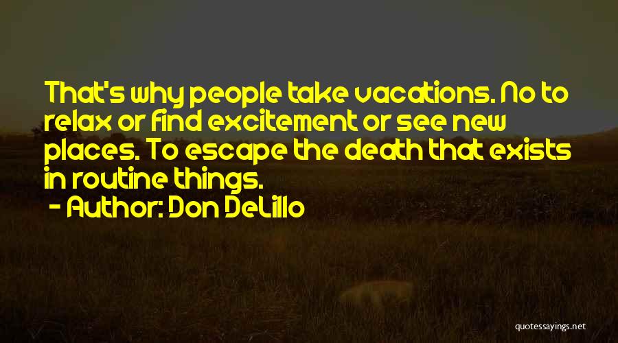 Places To Relax Quotes By Don DeLillo