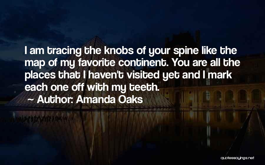 Places Visited Quotes By Amanda Oaks