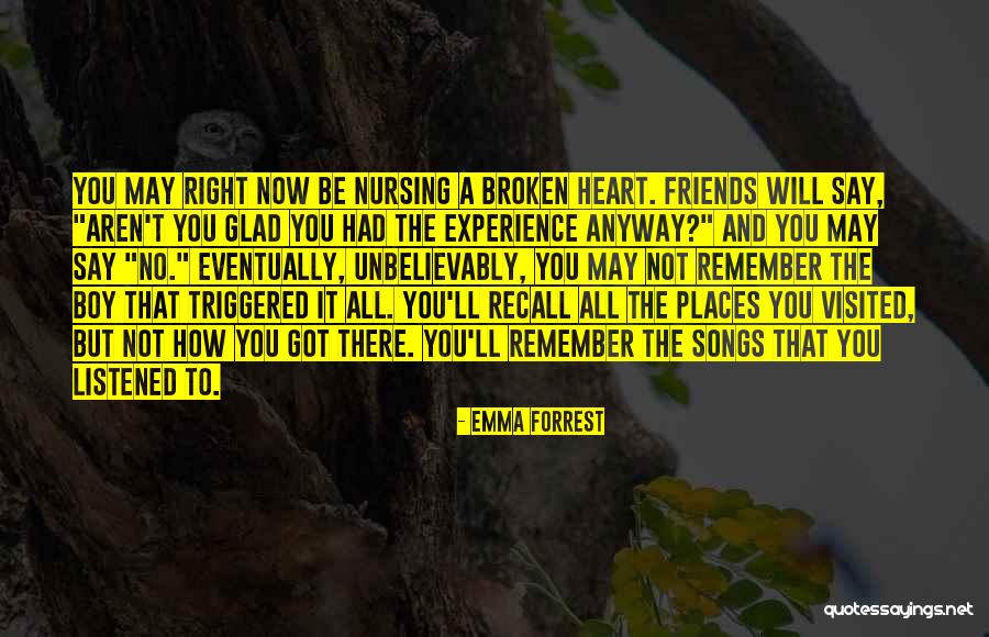 Places Visited Quotes By Emma Forrest Places Visited Quotes By Emma Forrest