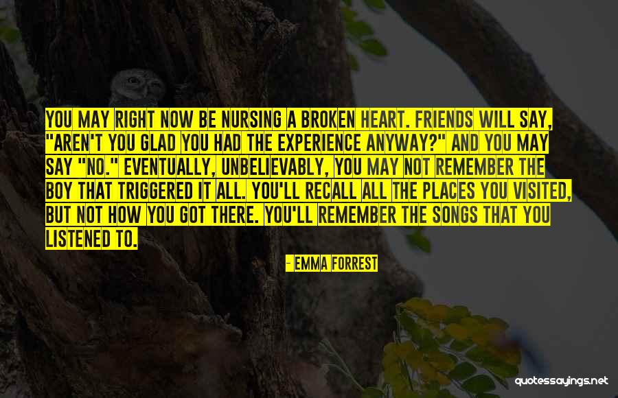 Places Visited Quotes By Emma Forrest