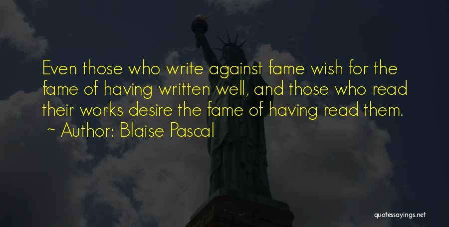 Placheta Quotes By Blaise Pascal