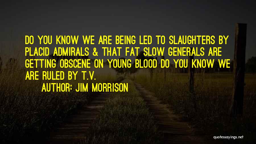 Placid Quotes By Jim Morrison