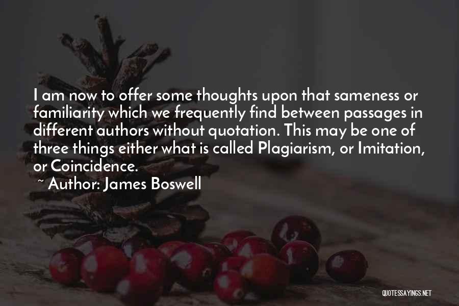 Plagiarism Quotes By James Boswell