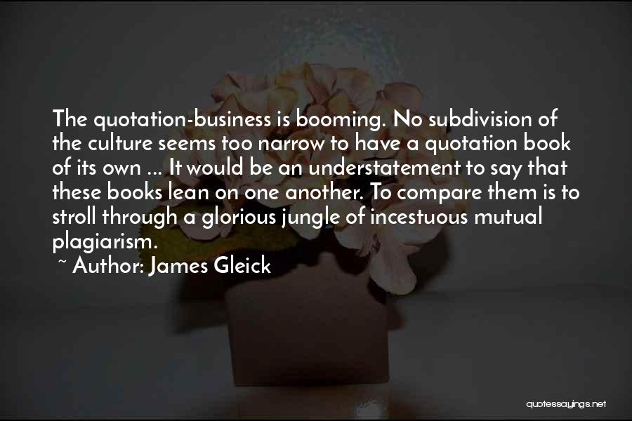 Plagiarism Quotes By James Gleick