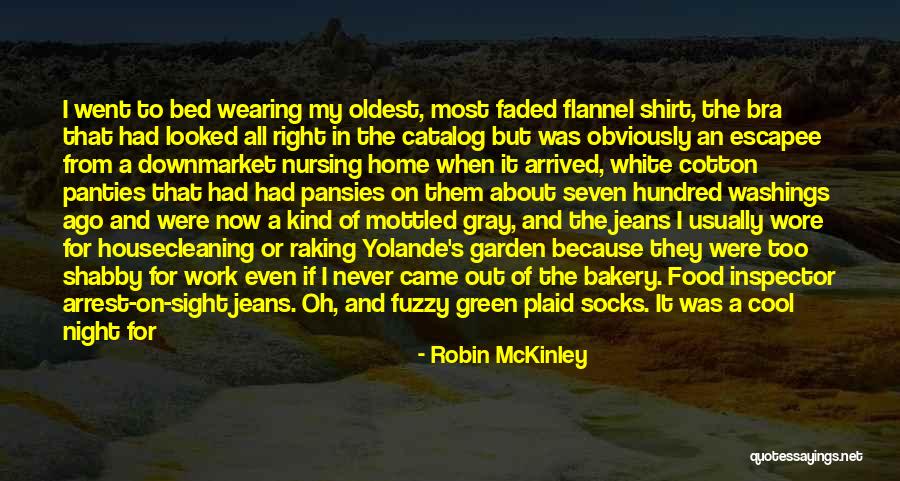 Plaid Shirt Quotes By Robin McKinley